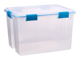 Sterilite Clear Storage Box with Gasketed Lid, 76-L image 2