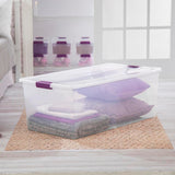 Sterilite ClearView Storage Box with Latched Lid, 104-L image 6