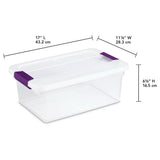 Sterilite ClearView Storage Box with Latched Lid, 14-L image 6