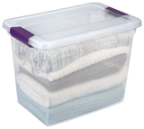 Sterilite ClearView Storage Box with Latched Lid, 26-L image 2
