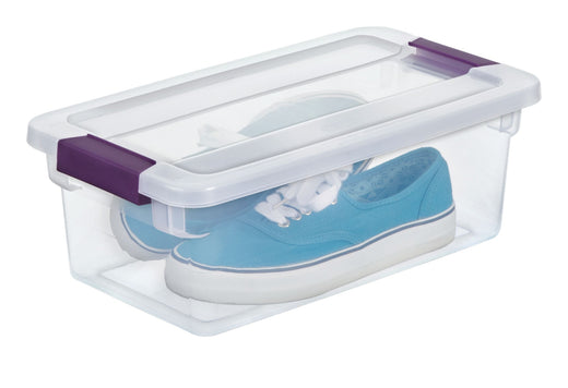 Sterilite ClearView Storage Box with Latched Lid, 5.7-L
