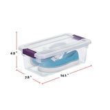Sterilite ClearView Storage Box with Latched Lid, 5.7-L image 2