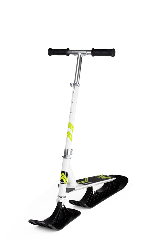 Stiga Snow Kick Free Kids' Winter Snow Ski Scooter with Height Adjustable Handle, Ages 7+
