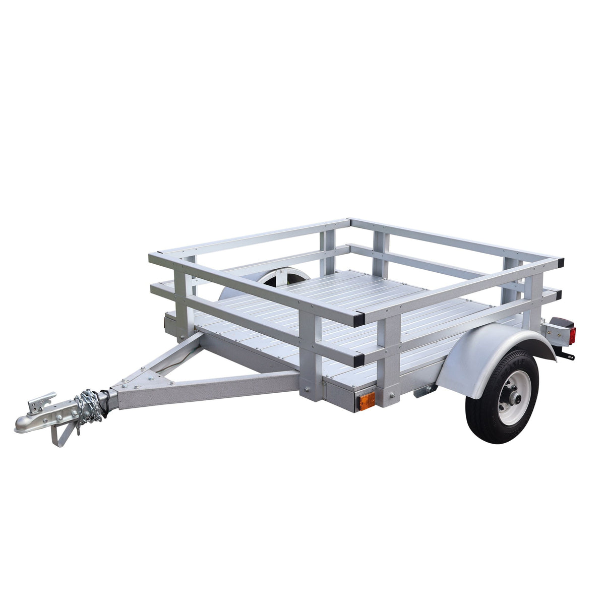 Stirling 4x4-ft Rail Side Galvalume Plus Stirling Kit Trailer