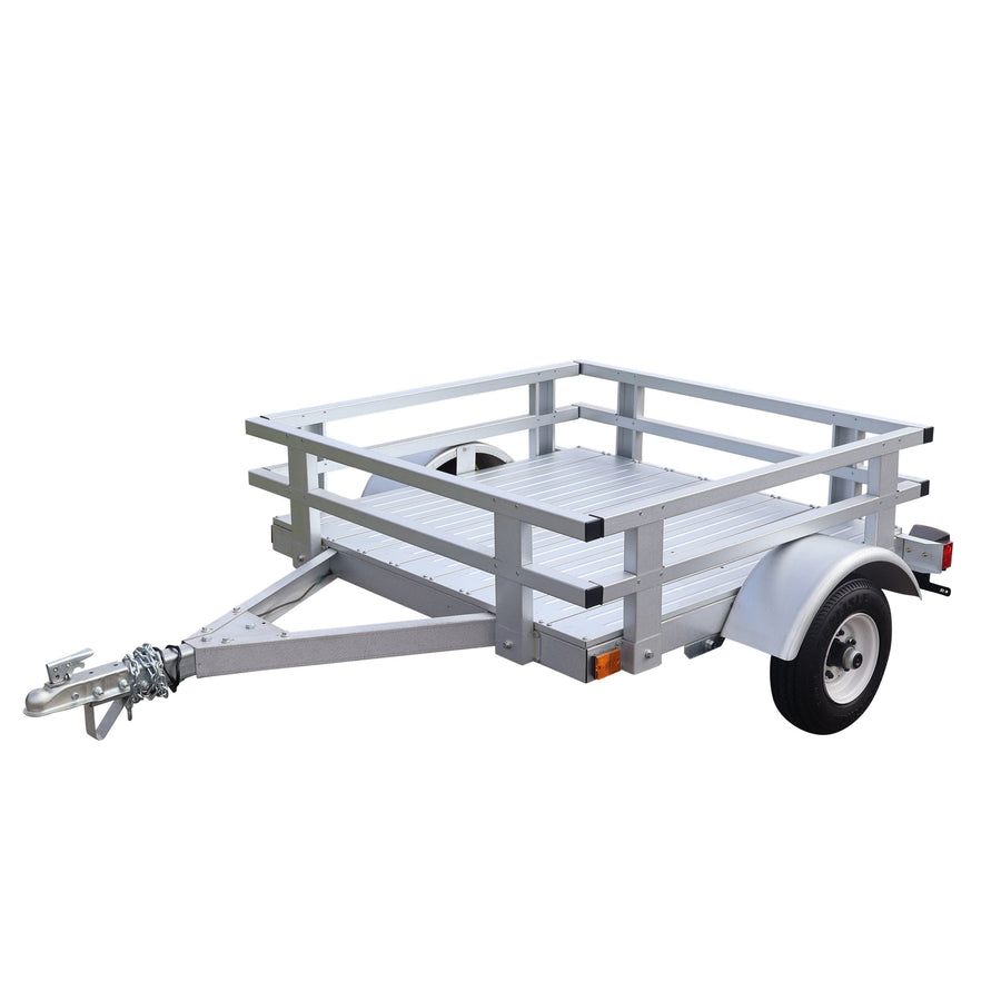 Stirling 4x4-ft Rail Side Galvalume Plus Stirling Kit Trailer