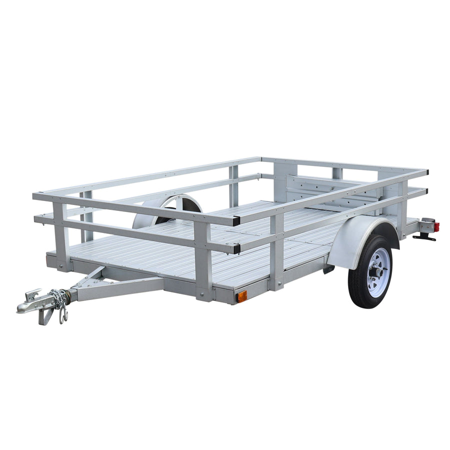 Stirling 5x8-ft Rail Side Galvalume Plus Stirling Kit Trailer