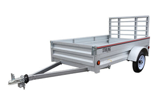 Stirling Galvalume Plus Box Trailer, 4-ft x 7-ft