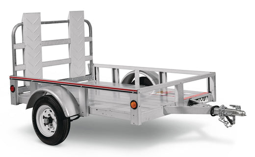 Stirling Galvalume Plus Open Rail Trailer, 4-ft x 6-ft