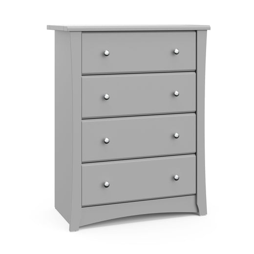 Storkcraft Crescent 4-Drawer Dresser/Chest, Pebble Gray