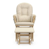 Storkcraft Hoop Glider and Ottoman, Natural/Beige