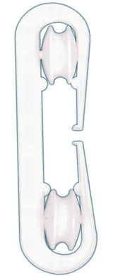 Strata Plastic Clothesline Divider, 7-in