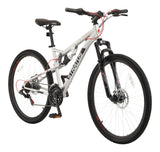 Stratus Parallax Dual-Suspension Mountain Bike, 27.5-in Wheel, Silver