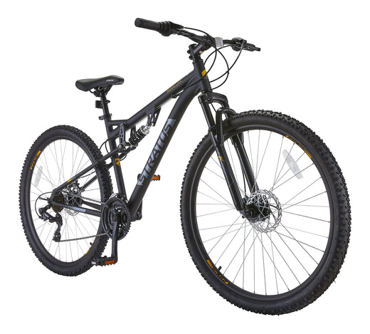 Stratus Parallax Dual-Suspension Mountain Bike, 29-in Wheel, Black