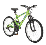 Stratus Richter Adult Bike, 21-Speed, 24-in Wheel, Adult/Youth Bike, Green