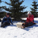 Streamridge Grizzly Kids' Traditional Vintage Wooden Winter Toboggan Sled & Seat Pad, 4-ft image 6