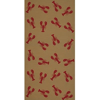 Summer Lobster Kraft Paper Table Roll, 24 x 50-in
