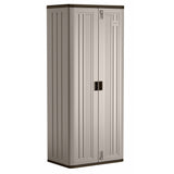 Suncast 19 cu-ft Tall 3-Shelf Resin Storage Cabinet