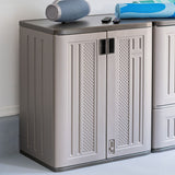 Suncast 2-Shelf Base Storage Cabinet, 75-lb Capacity image 4