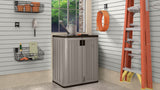 Suncast 2-Shelf Base Storage Cabinet, 75-lb Capacity image 8