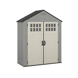 Suncast Everett 6x3-ft Dove Grey All-Weather Storage Shed
