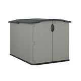 Suncast Glidetop 98-cu-ft Dove Grey Horizontal Shed image 3