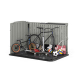 Suncast Glidetop 98-cu-ft Dove Grey Horizontal Shed image 4