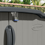 Suncast Glidetop 98-cu-ft Dove Grey Horizontal Shed image 5