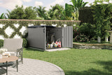 Suncast Glidetop 98-cu-ft Dove Grey Horizontal Shed image 7