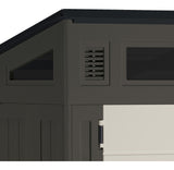 Suncast Modernist Outdoor Storage Shed, Grey, 6-ft x 5-ft image 7