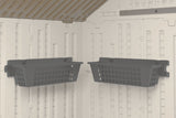 Suncast Resin Basket Shed Accessory with EZ Bolt, 2-pk image 8