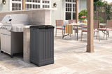 Suncast Trash Hideaway Outdoor Garbage/Trash Refuse Container, 135L image 4