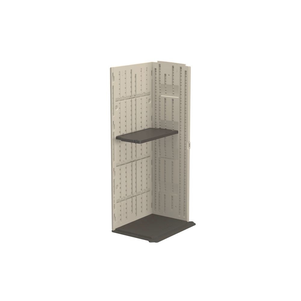 Suncast Vertical Resin Shed Shelf Kit, 30-lb Capacity