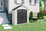 Suncast Vista 7x4-ft All-Weather Ice Cube Storage Shed image 7
