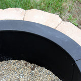 Sunnydaze Decor Heavy Duty Fire Pit Ring Liner, 39-in image 8