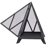 Sunnydaze Decor Majestic Pyramid Steel Fire Pit, Black image 5