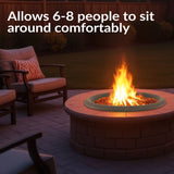 Sunnydaze Decor Replacement Fire Pit Bowl, Black, 32-in image 5