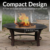 Sunnydaze Decor Replacement Fire Pit Bowl, Black, 32-in image 7