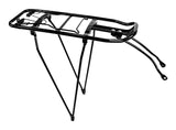 Supercycle Lightweight Alloy Rear Bike Rack withMounting Hardware, Black