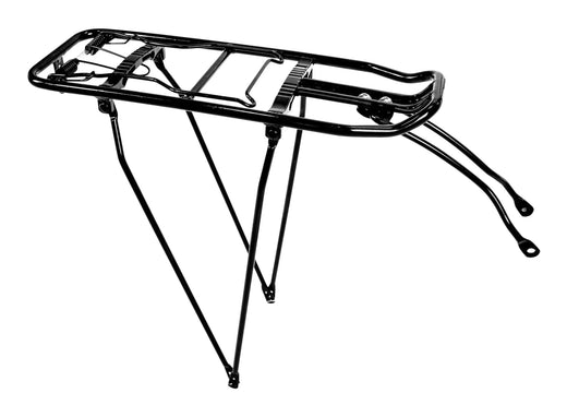 Supercycle Lightweight Alloy Rear Bike Rack withMounting Hardware, Black