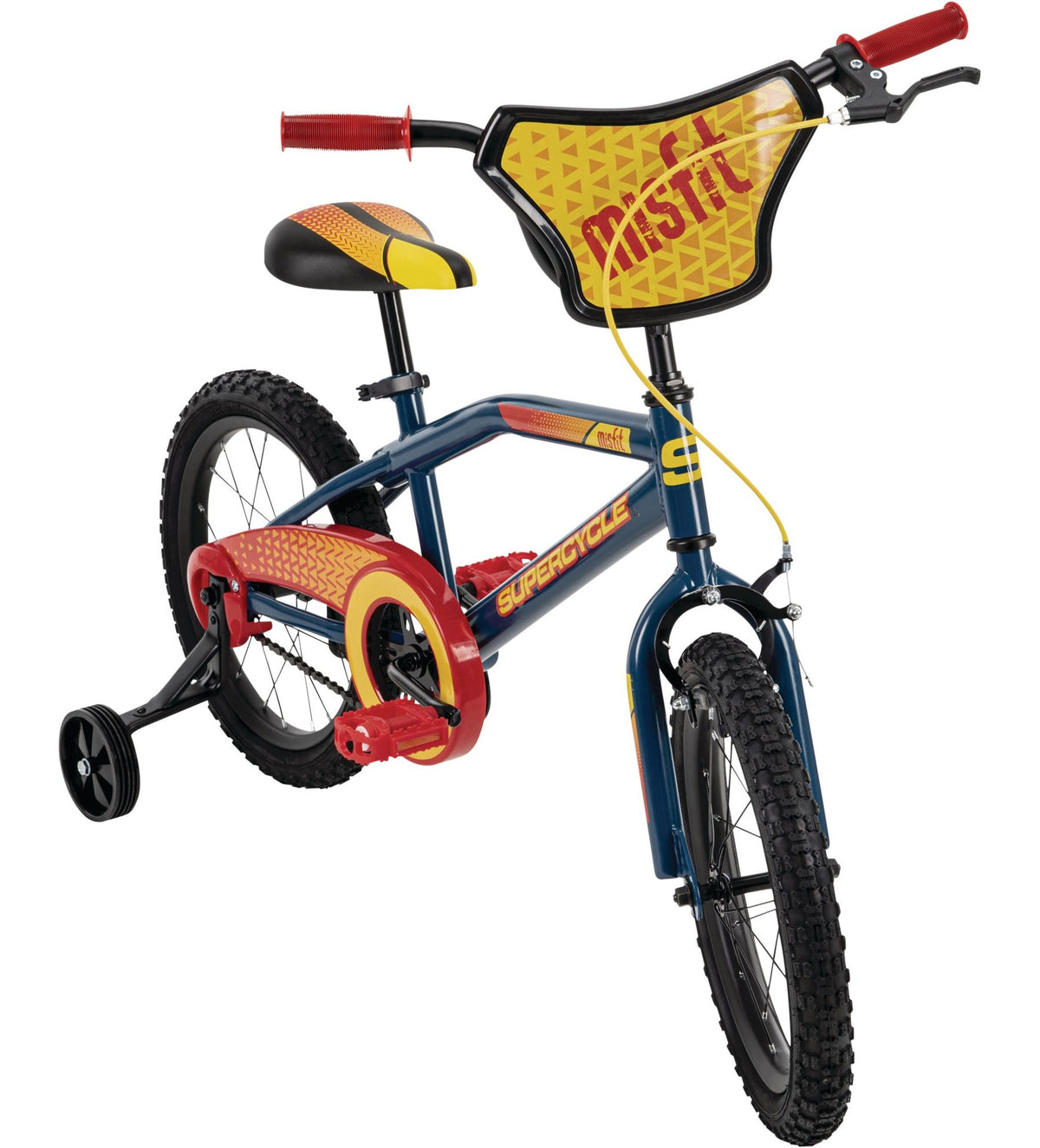 Supercycle Misfit Kids' Bike, 16-in Wheel, Blue/Red