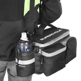 Supercycle Rack Top Bike Bag withAluminum Foil & Reflective Strip, 8L, Black image 2