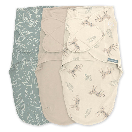 SwaddleMe Original Swaddle Adjustable Baby Wrap with Quick Change, Born Free, Size S/M, Ages 0-3m, 3-pk