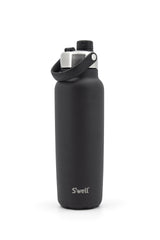 S'well Explorer Insulated Stainless Steel Hydration Bottle, 40-oz, Black, with Chug Lid, BPA Free