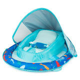 Swimways Floating UV-Protected Infant Spring Float with Handles & Sunshade, Shark Design, Ages 3-9 months