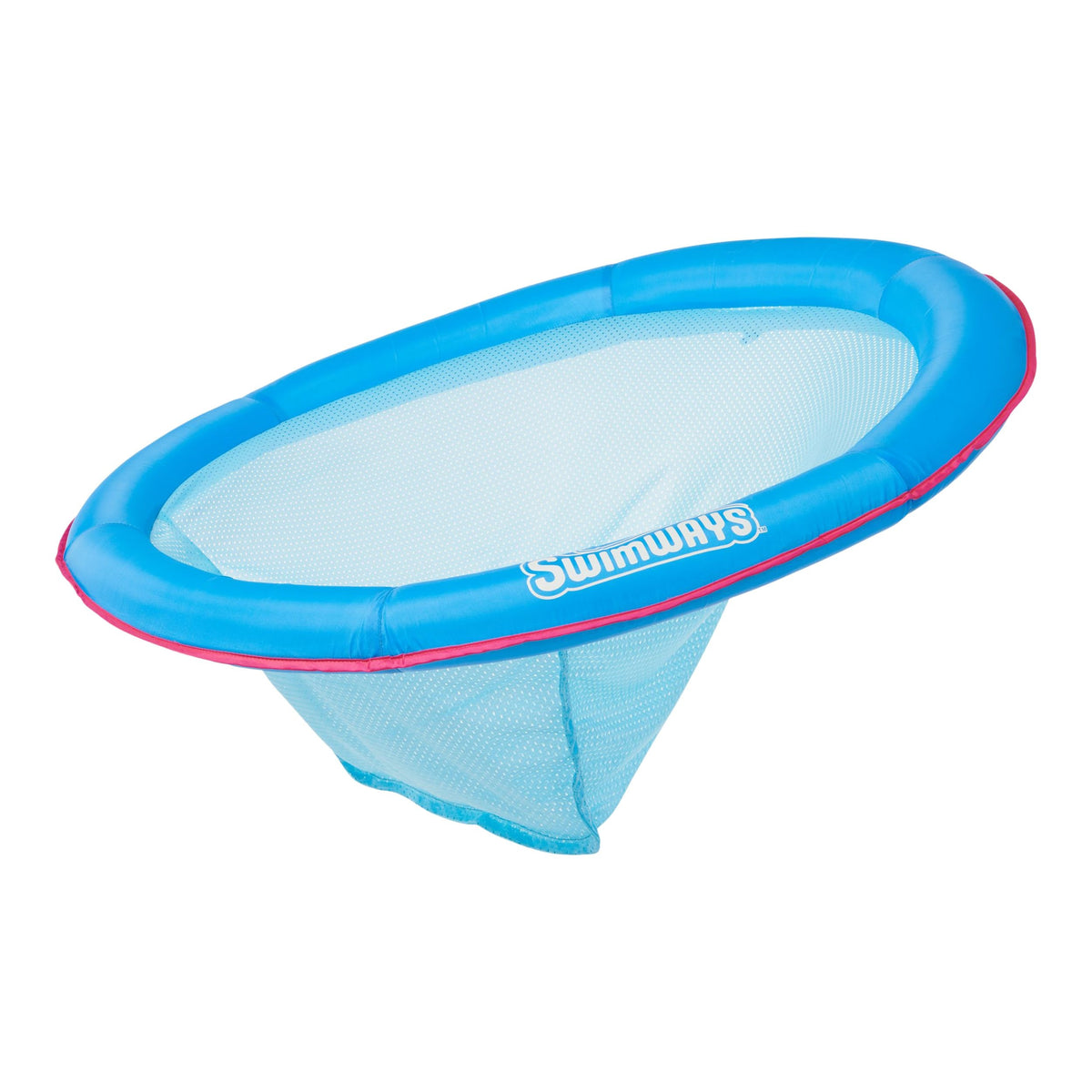 Swimways Spring Float Papasan Round Pool Lounger, Blue