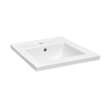 Swiss Madison Ceramic Square Vanity Sink Top, 18-in image 2
