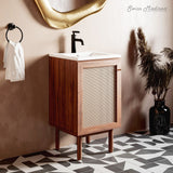 Swiss Madison Ceramic Square Vanity Sink Top, 18-in image 5