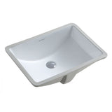 Swiss Madison Plaisir Rectangular Undermount Bathroom Sink, 21-in image 2