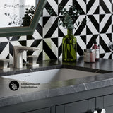 Swiss Madison Plaisir Rectangular Undermount Bathroom Sink, 21-in image 3