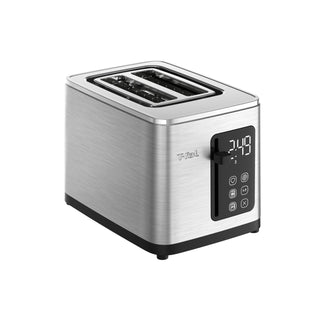 T-fal 2-Slice Stainless Steel Digital Toaster, Extra wide slots, 7 Browning levels